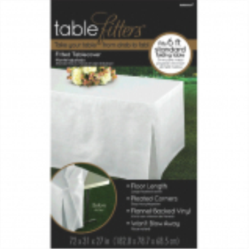 Picture of WHITE FLANNEL BACK TABLEFITTERS 