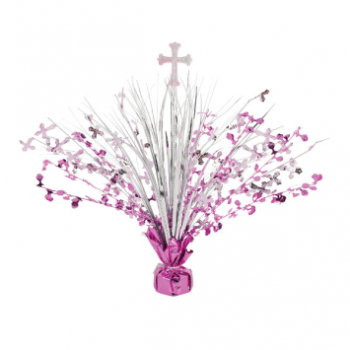 Picture of DECOR - COMMUNION DAY SPRAY CENTERPIECE - PINK