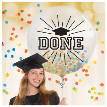 Image de DECOR - GRAD CONFETTI BALLOON