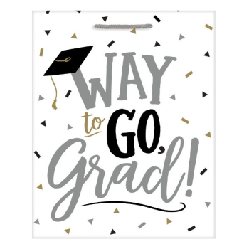 Image de DECOR - WAY TO GO GRAD LARGE GLOSSY GIFT BAG