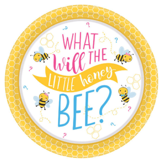 Picture of GENDER REVEAL - WHAT WILL IT BEE?  7" PLATE