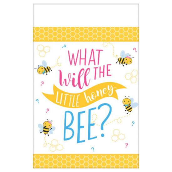 Picture of GENDER REVEAL - WHAT WILL IT BEE?  PAPER TABLE COVER