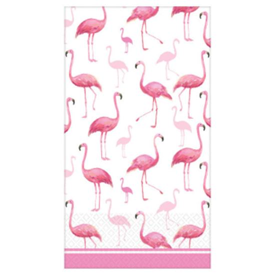 Picture of FLAMINGO FLOCK GUEST TOWELS