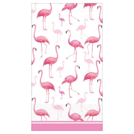 Image sur FLAMINGO FLOCK GUEST TOWELS