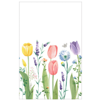 Image de Tulip Garden Tablecover Plastic