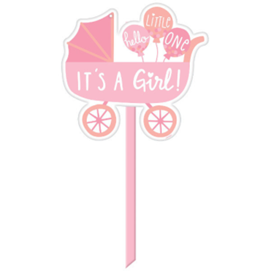 Image sur IT'S A GIRL YARD SIGN