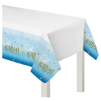 Image de OH BABY BOY PLASTIC TABLE COVER