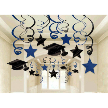 Image de DECOR - GRAD MEGA SWIRLS PACK - BLUE/BLACK