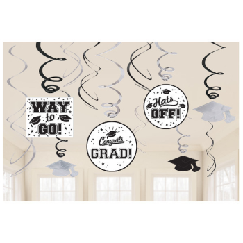 Picture of DECOR - CONGRATS GRAD SWIRL VALUE PACK