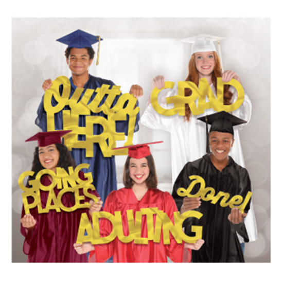 Picture of DECOR - PHOTO BOOTH LARGE GRAD PROPS