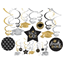 Picture of DECOR - GRAD VALUE PACK SWIRLS - BLACK/GOLD/SILVER
