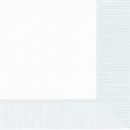 Image sur WHITE BEVERAGE NAPKINS