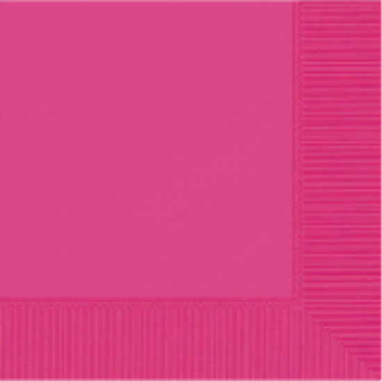 Picture of BRIGHT PINK BEVERAGE NAPKINS