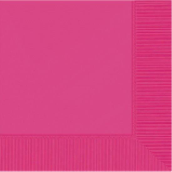 Image sur BRIGHT PINK LUNCHEON NAPKINS     