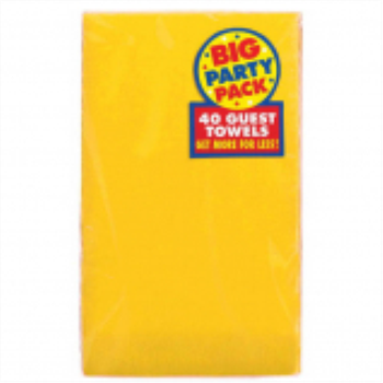 Picture of YELLOW SUNSHINE GUEST TOWELS