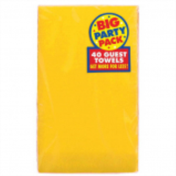 Image de YELLOW SUNSHINE GUEST TOWELS