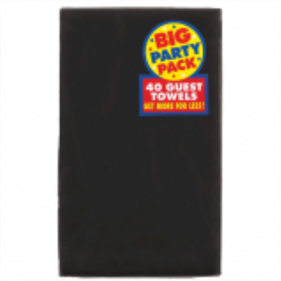 Picture of BLACK GUEST TOWELS     