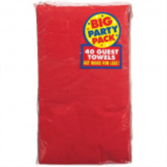Picture of RED GUEST TOWELS      