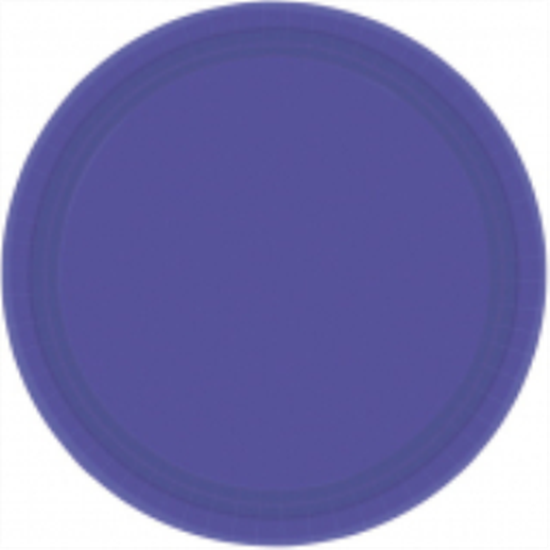 Picture of PURPLE 7" PAPER PLATES     