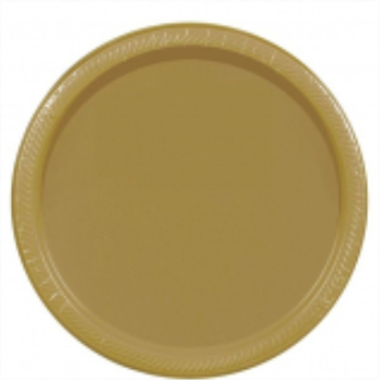 Picture of GOLD 7" PAPER PLATES           