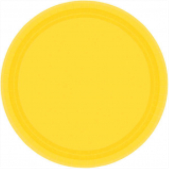 Image sur YELLOW SUNSHINE 9" PAPER PLATES