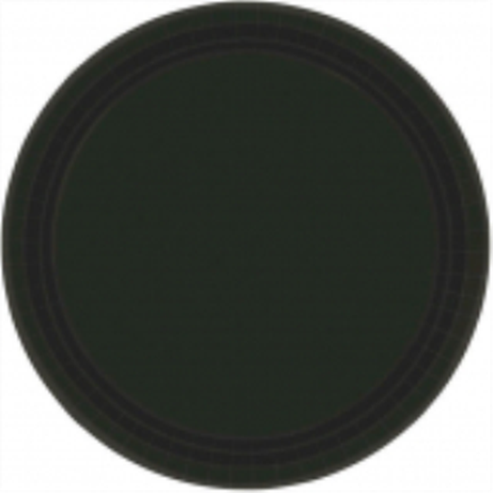Picture of BLACK 9" PAPER PLATES      