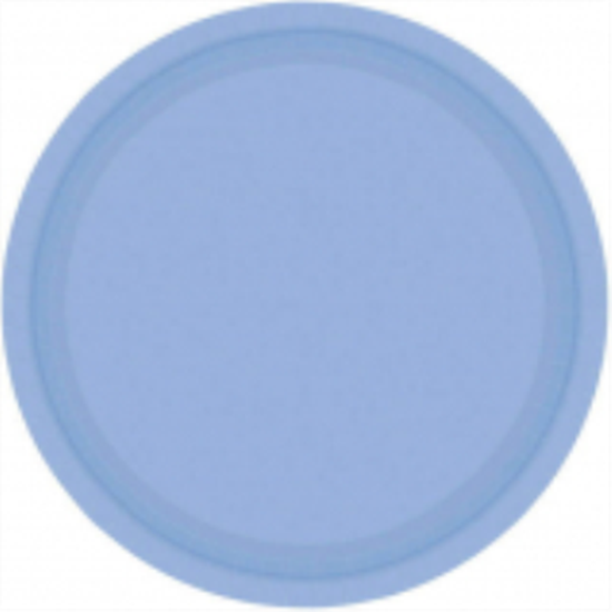 Picture of PASTEL BLUE 9" PAPER PLATES    