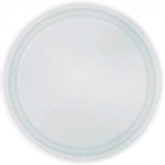 Picture of SILVER 9" PAPER PLATES         