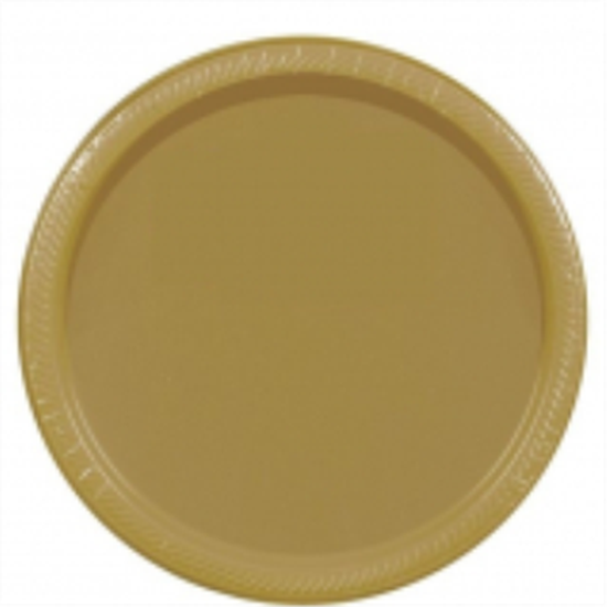 Picture of GOLD 9" PAPER PLATES           