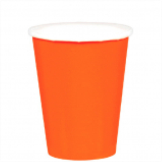 Image sur ORANGE 9oz PAPER CUPS