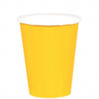 Image de YELLOW SUNSHINE  9oz PAPER CUPS