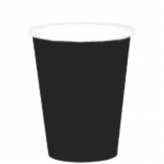 Image sur BLACK 9oz PAPER CUPS     