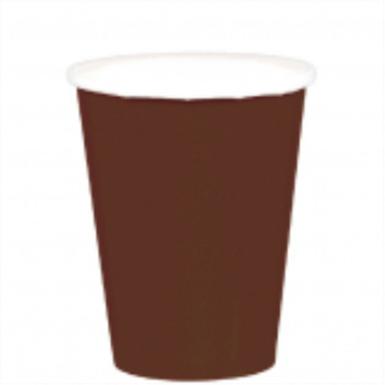 Picture of CHOCOLATE BROWN 9oz PAPER CUPS