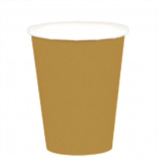 Image sur GOLD 9oz PAPER CUPS          