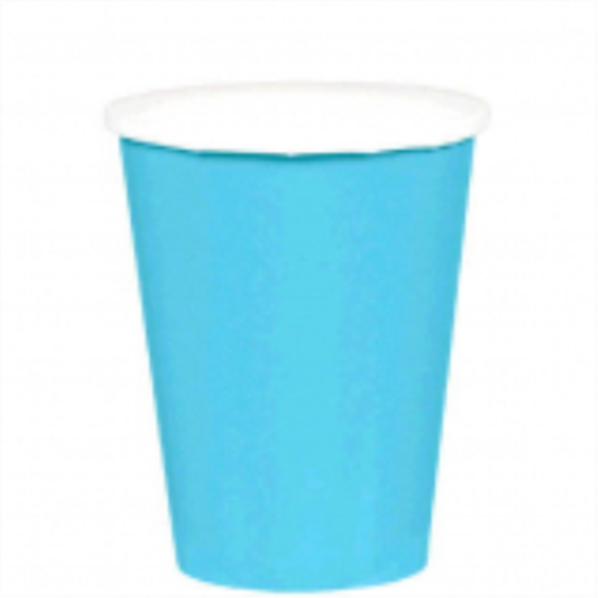 Picture of CARIBBEAN BLUE 9oz PAPER CUPS      