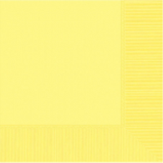 Image sur LIGHT YELLOW LUNCHEON NAPKINS