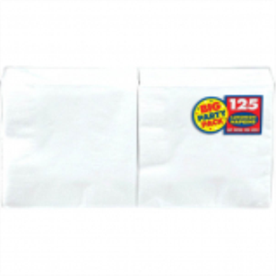 Image sur WHITE LUNCHEON NAPKINS - BIG PARTY PACK