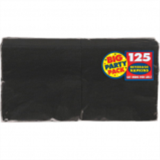 Picture of BLACK BEVERAGE NAPKINS - BIG PARTY PACK 