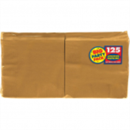 Picture of GOLD LUNCHEON NAPKINS - BIG PARTY PACK  