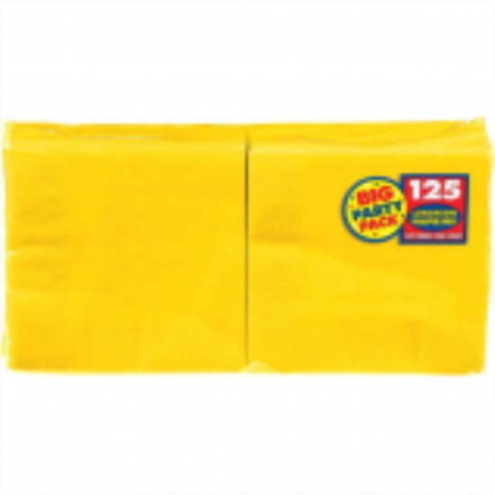 Picture of YELLOW SUNSHINE LUNCHEON NAPKINS - BIG PARTY PACK