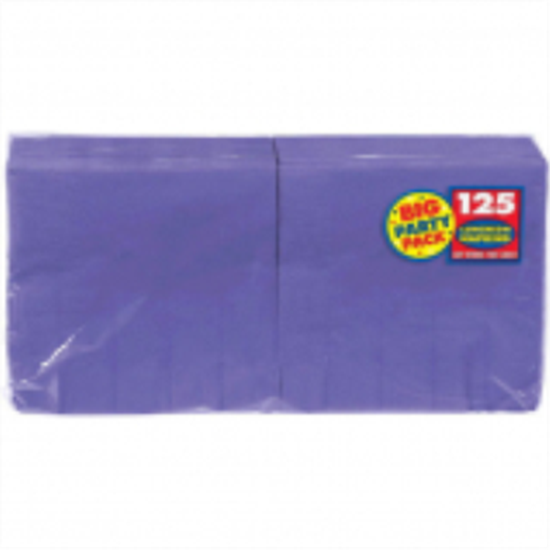 Picture of PURPLE LUNCHEON NAPKINS - BIG PARTY PACK  