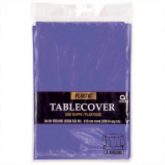 Picture of PURPLE ROUND TABLE COVER 84"