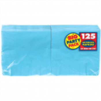 Image de CARIBBEAN BLUE BEVERAGE NAPKINS - BIG PARTY PACK 