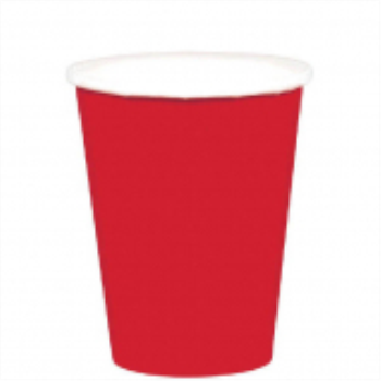 Image de RED 9oz PAPER CUPS      