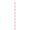 Picture of BRIGHT PINK STRIPE PAPER STRAWS