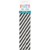 Picture of BLACK STRIPE PAPER STRAWS 