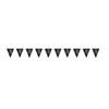 Image sur 70th - GLITZY BLACK 70th FLAG BANNER - 9FT