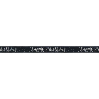 Image de 16th GLITZ BLACK PRISM BANNER - 9'
