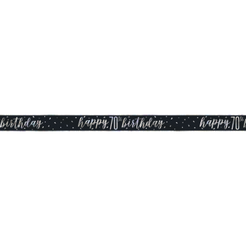 Image de 70th - GLITZ BLACK 70th PRISM BANNER - 9FT