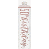 Picture of 50th - GLITZ ROSE GOLD 50th PRISMATIC BANNER - 9'